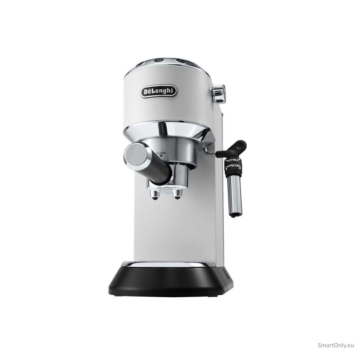 Delonghi | Dedica Pump Espresso | EC685W | Pump pressure 15 bar | Built-in milk frother | Semi-automatic | 1300 W | White 2 Delonghi | Dedica Pump Espresso | EC685W | Pump pressure 15 bar | Built-in milk frother | Semi-automatic | 1300 W | White 2