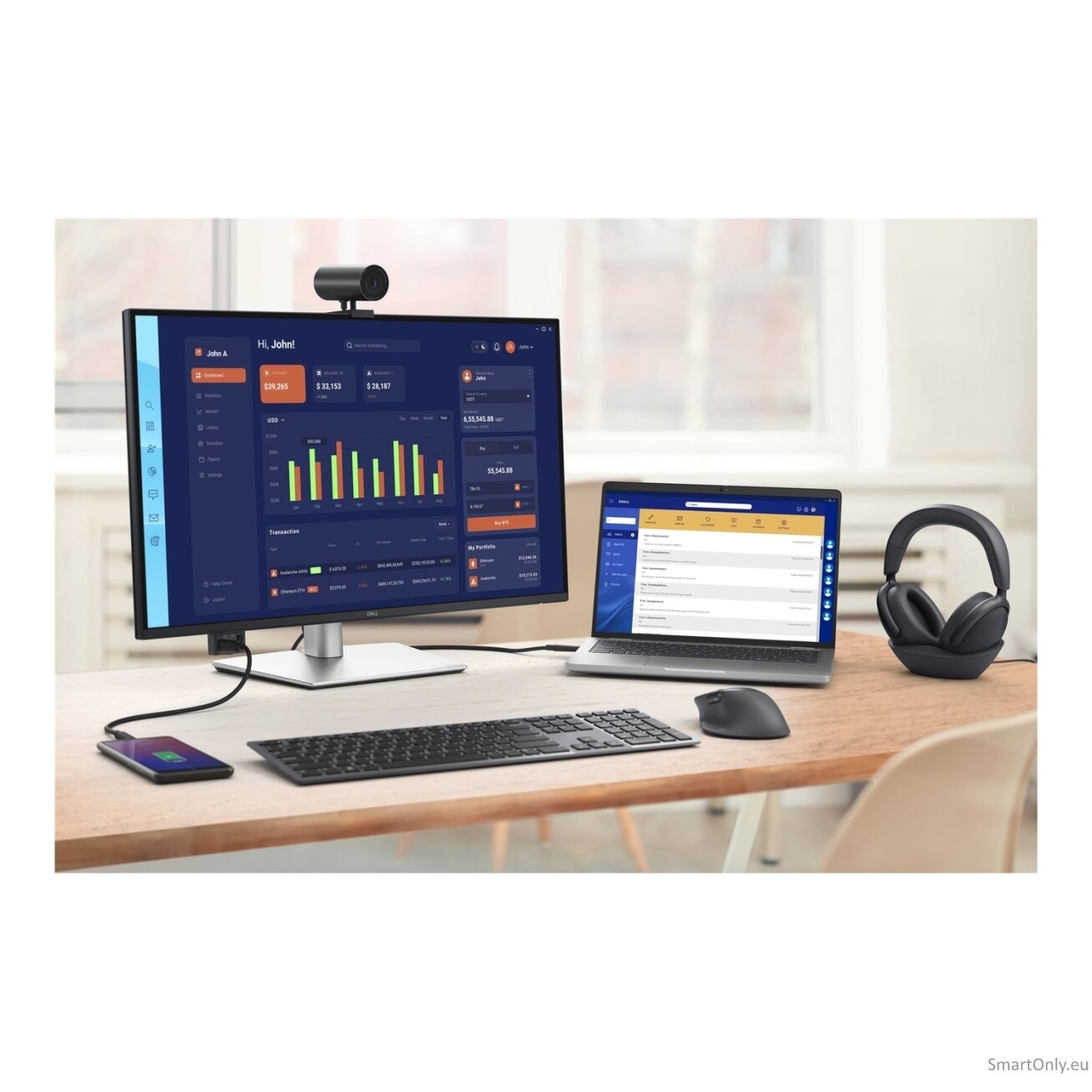 Dell | P2725QE | 27 " | IPS | 16:9 | 100 Hz | 5 ms | 3840 x 2160 pixels | 350 cd/m² 24