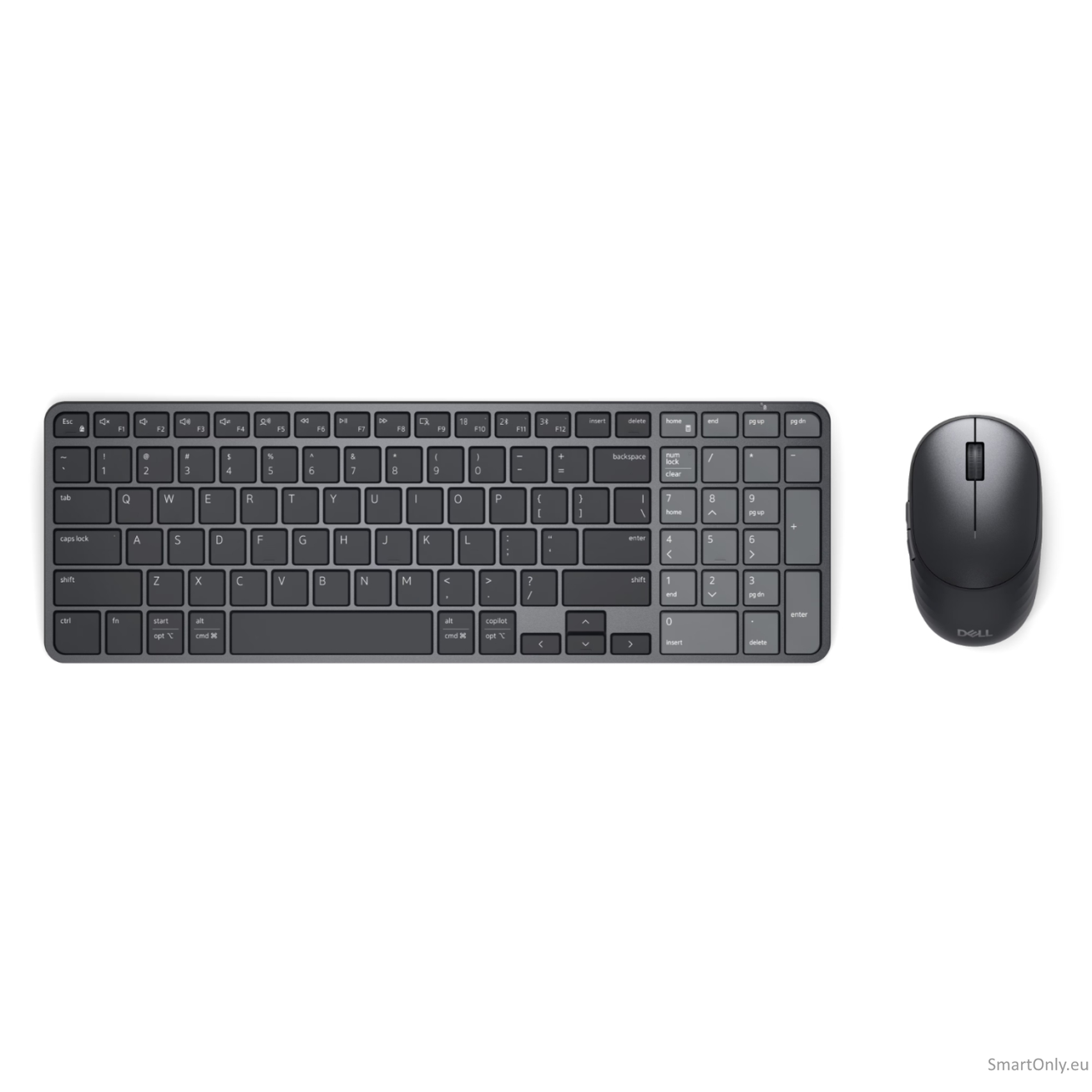 Dell Pro 7 Rechargeable Compact Keyboard and Mouse - KM746 - Lithuanian (QWERTY) | Dell