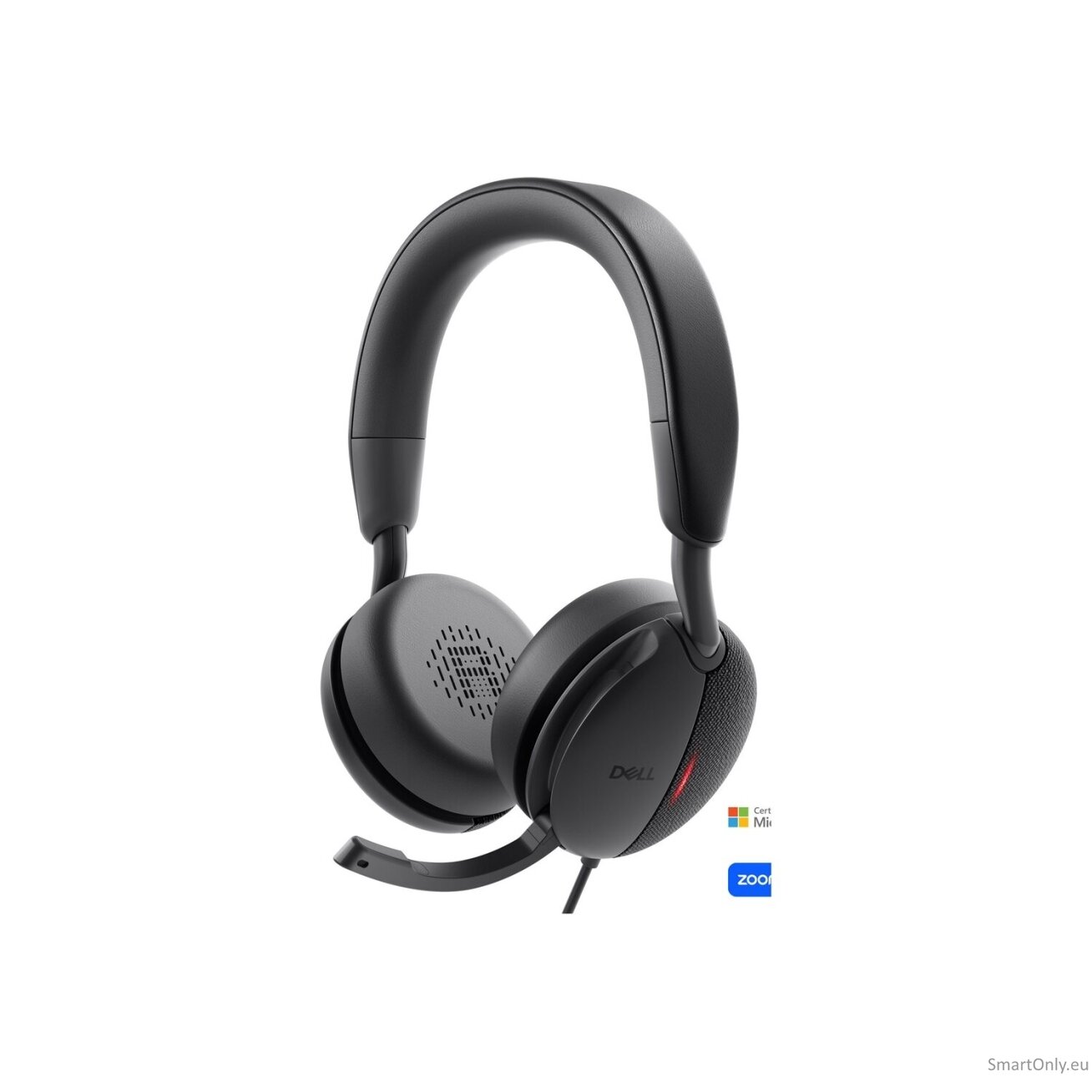 Dell | Pro Wired On-Ear Headset | WH5024 | Built-in microphone | USB Type-A | Black | ANC 7