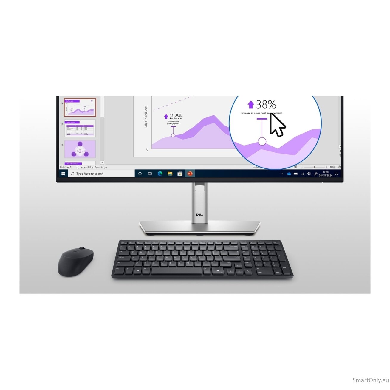Dell Silent Mouse | MS355 | Wireless | Bluetooth/2.4GHz | Black 7