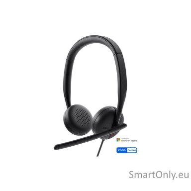 Dell | Headset | WH3024 | Built-in microphone | USB-C, USB-A | Black