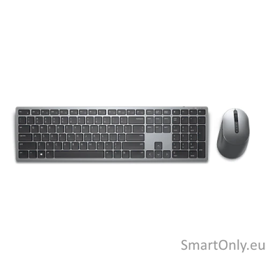 Dell Premier Multi-Device Keyboard and Mouse   KM7321W Keyboard and Mouse Set Wireless Batteries included EN/LT Wireless connection Titan grey