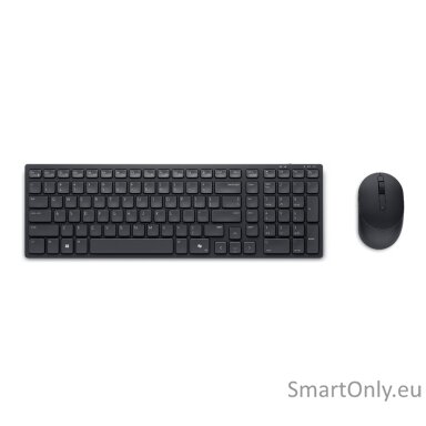 Dell | Silent Keyboard and Mouse | KM555 | Keyboard and Mouse Set | Wireless | Wireless connection | US International (QWERTY) | Black Dell | Silent Keyboard and Mouse | KM555 | Keyboard and Mouse Set | Wireless | Wireless connection | US International (QWERTY) | Black
