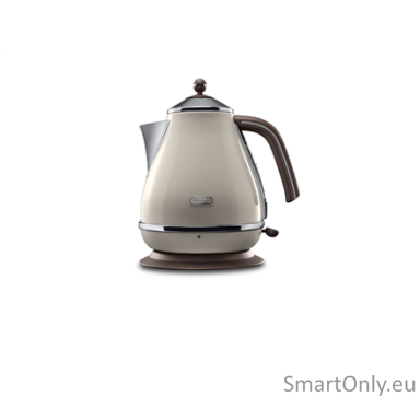 Delonghi | KBOV 2001.BG | Standard kettle | 2000 W | 1.7 L | Stainless steel | 360° rotational base | Beige
