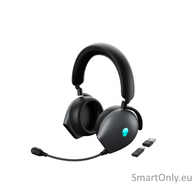 Dell Headset Alienware Tri-Mode AW920H Over-Ear, Microphone, 3.5 mm jack, Noise canceling, Wireless, Dark Side of the Moon 3