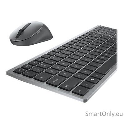 Dell Keyboard and Mouse KM7120W Keyboard and Mouse Set Wireless Batteries included US Wireless connection Numeric keypad Titan Gray Bluetooth 7