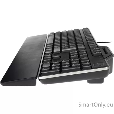 Dell Keyboard US/European (QWERTY) Dell KB-813 Smartcard Reader USB Keyboard Black Kit Dell Smartcard keyboard Wired EN/LT 1