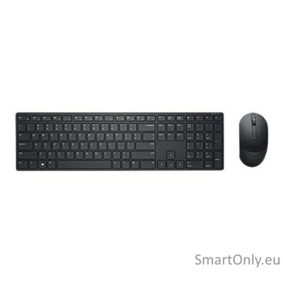 Dell Pro Keyboard and Mouse  KM5221W Keyboard and Mouse Set Wireless Batteries included US Wireless connection Black 4