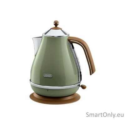 Delonghi | Kettle | KBOV 2001.GR | Electric | 2000 W | 1.7 L | 360° rotational base | Green 5