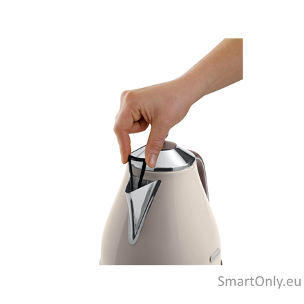 Delonghi | KBOV 2001.BG | Standard kettle | 2000 W | 1.7 L | Stainless steel | 360° rotational base | Beige 3