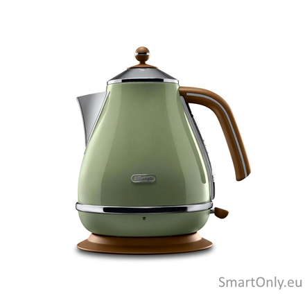Delonghi | Kettle | KBOV 2001.GR | Electric | 2000 W | 1.7 L | 360° rotational base | Green 1