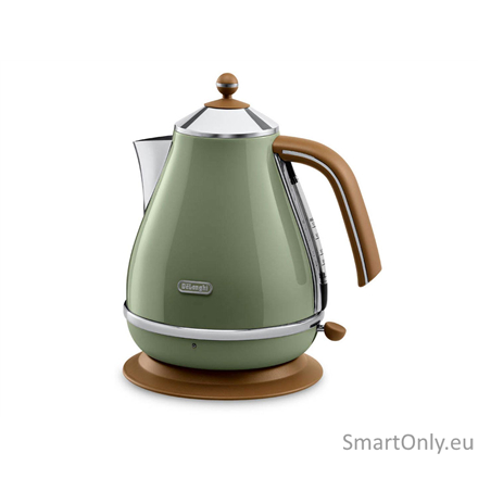 Delonghi | Kettle | KBOV 2001.GR | Electric | 2000 W | 1.7 L | 360° rotational base | Green Delonghi | Kettle | KBOV 2001.GR | Electric | 2000 W | 1.7 L | 360° rotational base | Green