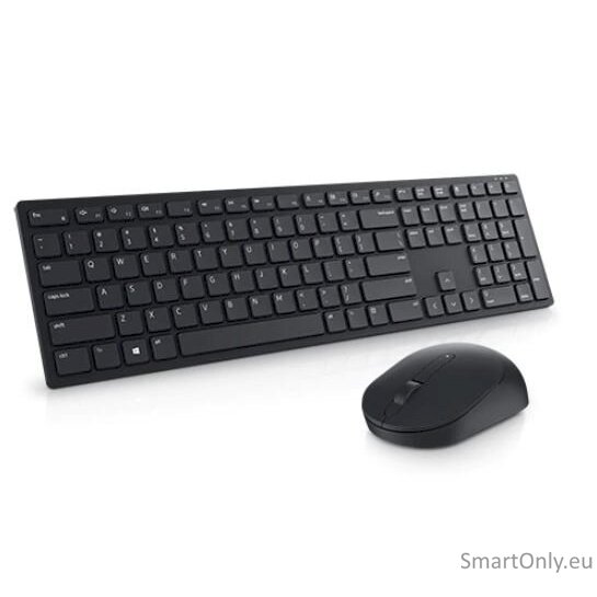 Dell Pro Keyboard and Mouse (RTL BOX) KM5221W Keyboard and Mouse Set Wireless Batteries included EN/LT Wireless connection Black 2 Dell Pro Keyboard and Mouse (RTL BOX) KM5221W Keyboard and Mouse Set Wireless Batteries included EN/LT Wireless connection Black 2