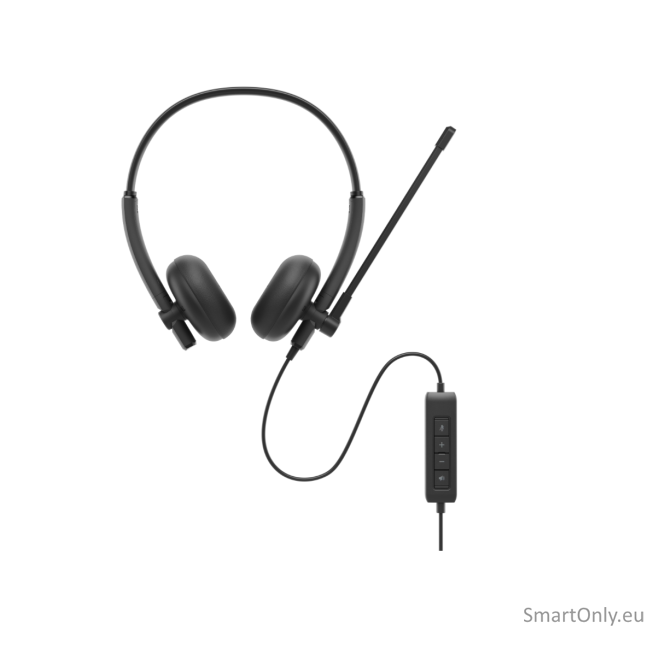 Dell Headset | WH125 | Built-in microphone | Wired | Black 1