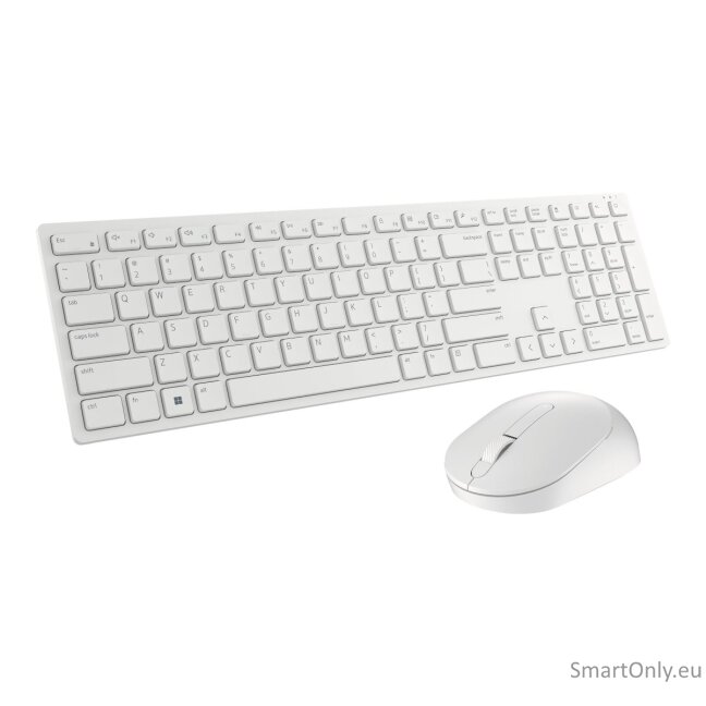 Dell Keyboard and Mouse KM5221W Pro Keyboard and Mouse Set Wireless Mouse included Keyboard Technology - Plunger; Movement Resolution - 4000 dpi RU 2.4 GHz White 5 Dell Keyboard and Mouse KM5221W Pro Keyboard and Mouse Set Wireless Mouse included Keyboard Technology - Plunger; Movement Resolution - 4000 dpi RU 2.4 GHz White 5