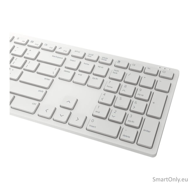 Dell Keyboard and Mouse KM5221W Pro Keyboard and Mouse Set Wireless Mouse included Keyboard Technology - Plunger; Movement Resolution - 4000 dpi RU 2.4 GHz White 8 Dell Keyboard and Mouse KM5221W Pro Keyboard and Mouse Set Wireless Mouse included Keyboard Technology - Plunger; Movement Resolution - 4000 dpi RU 2.4 GHz White 8