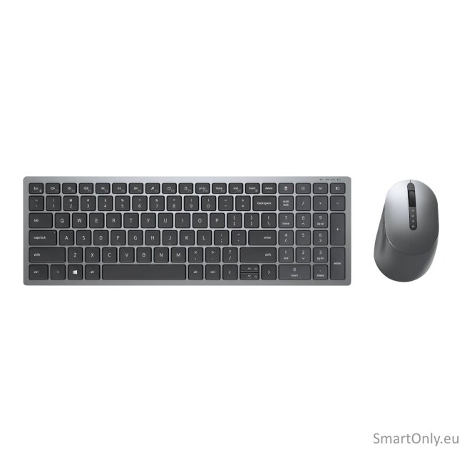 Dell Keyboard and Mouse KM7120W Keyboard and Mouse Set Wireless Batteries included RU Wireless connection Numeric keypad Titan Gray Bluetooth 2 Dell Keyboard and Mouse KM7120W Keyboard and Mouse Set Wireless Batteries included RU Wireless connection Numeric keypad Titan Gray Bluetooth 2
