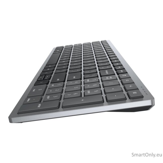 Dell Keyboard and Mouse KM7120W Keyboard and Mouse Set Wireless Batteries included US Wireless connection Numeric keypad Titan Gray Bluetooth 2