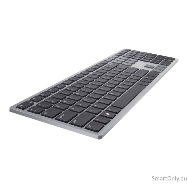 Dell Keyboard KB700 Keyboard Wireless Adjustable Height; Keyboard Technology - Scissors RU 2.4 GHz, Bluetooth 5.0 Titan Gray 5