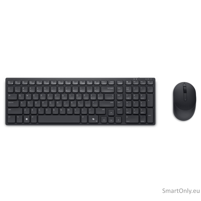 Dell | KM555 | Keyboard and Mouse Set | Wireless | Lithuanian | Black Dell | KM555 | Keyboard and Mouse Set | Wireless | Lithuanian | Black