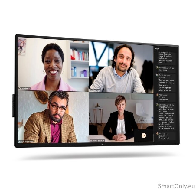 Dell | P5525QC | 55 " | IPS | 4K UHD | 16:9 | 60 Hz | 8 ms | 3840x 2160 pixels | 400 cd/m² | HDMI ports quantity 2 8 Dell | P5525QC | 55 " | IPS | 4K UHD | 16:9 | 60 Hz | 8 ms | 3840x 2160 pixels | 400 cd/m² | HDMI ports quantity 2 8