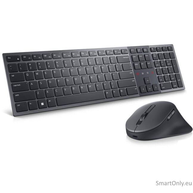 Dell | Premier Collaboration KM900 | Keyboard and Mouse Set | Wireless | Mouse included | Bluetooth | Wireless connection | Lithuanian | Graphite 2 Dell | Premier Collaboration KM900 | Keyboard and Mouse Set | Wireless | Mouse included | Bluetooth | Wireless connection | Lithuanian | Graphite 2