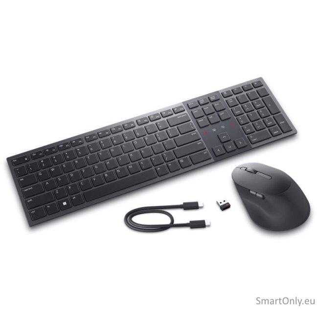 Dell | Premier Collaboration KM900 | Keyboard and Mouse Set | Wireless | Mouse included | Bluetooth | Wireless connection | Lithuanian | Graphite Dell | Premier Collaboration KM900 | Keyboard and Mouse Set | Wireless | Mouse included | Bluetooth | Wireless connection | Lithuanian | Graphite
