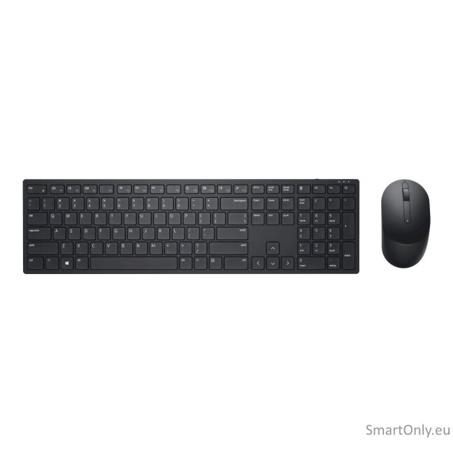Dell Pro Keyboard and Mouse KM5221W Keyboard and Mouse Set Wireless Batteries included EE Wireless connection Black 4 Dell Pro Keyboard and Mouse KM5221W Keyboard and Mouse Set Wireless Batteries included EE Wireless connection Black 4