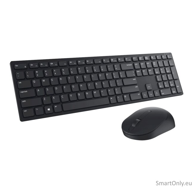 Dell Pro Keyboard and Mouse   KM5221W Keyboard and Mouse Set Wireless Batteries included EE Wireless connection Black 7