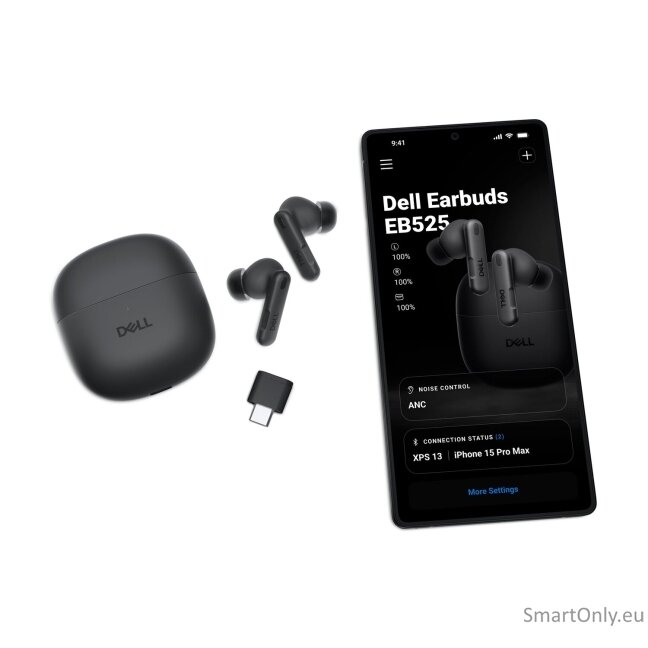 Dell Pro Plus Earbuds - EB525 | Built-in microphone | Bluetooth | ANC | Black 9
