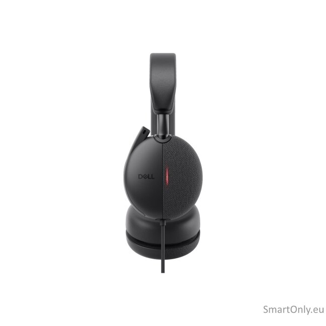 Dell | Pro Wired On-Ear Headset | WH5024 | Built-in microphone | USB Type-A | Black | ANC 5