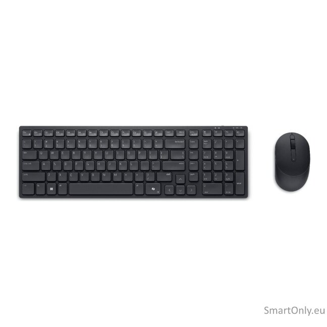 Dell | Silent Keyboard and Mouse | KM555 | Keyboard and Mouse Set | Wireless | Wireless connection | US International (QWERTY) | Black Dell | Silent Keyboard and Mouse | KM555 | Keyboard and Mouse Set | Wireless | Wireless connection | US International (QWERTY) | Black