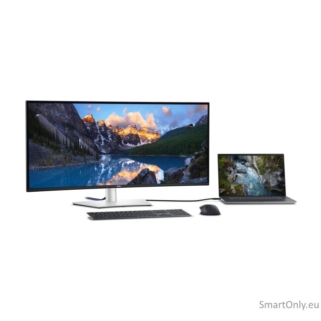 Dell | U4025QW | 39.7 " | IPS | WUHD | 21:9 | 120 Hz | 5 ms | 5120 x 2160 pixels | 600 cd/m² | Power connector, HDMI, DisplayPort, USB-C, USB-A, Audio, RJ45 | HDMI ports quantity 1 | Black / Silver | Warranty 60 month(s) 12 Dell | U4025QW | 39.7 " | IPS | WUHD | 21:9 | 120 Hz | 5 ms | 5120 x 2160 pixels | 600 cd/m² | Power connector, HDMI, DisplayPort, USB-C, USB-A, Audio, RJ45 | HDMI ports quantity 1 | Black / Silver | Warranty 60 month(s) 12