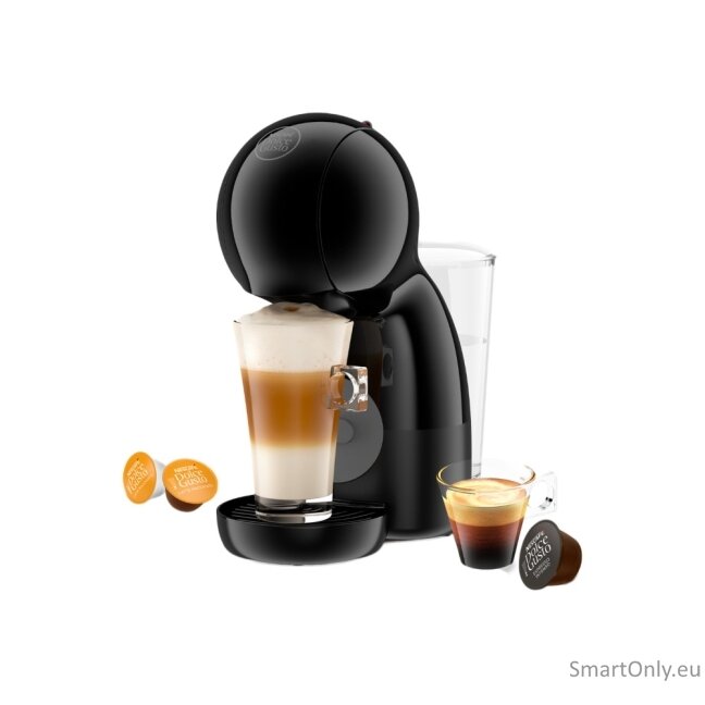 Delonghi | Coffee Maker | EDG110.AB Piccolo XS | Pump pressure 15 bar | Capsule | Black | 1400 W 3