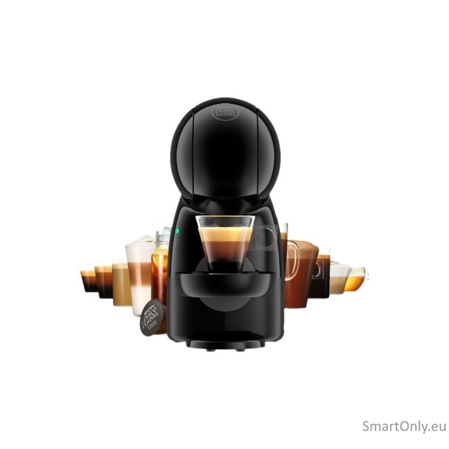 Delonghi | Coffee Maker | EDG110.AB Piccolo XS | Pump pressure 15 bar | Capsule | Black | 1400 W 4 Delonghi | Coffee Maker | EDG110.AB Piccolo XS | Pump pressure 15 bar | Capsule | Black | 1400 W 4