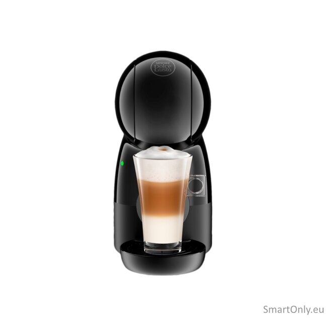 Delonghi | Coffee Maker | EDG110.AB Piccolo XS | Pump pressure 15 bar | Capsule | Black | 1400 W