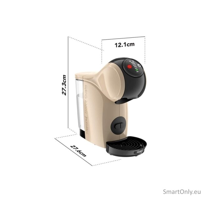 Delonghi | Coffee Maker | EDG226.A Dolce Gusto Genio S | Pump pressure 15 bar | Capsule | 1600 W | Beige 10