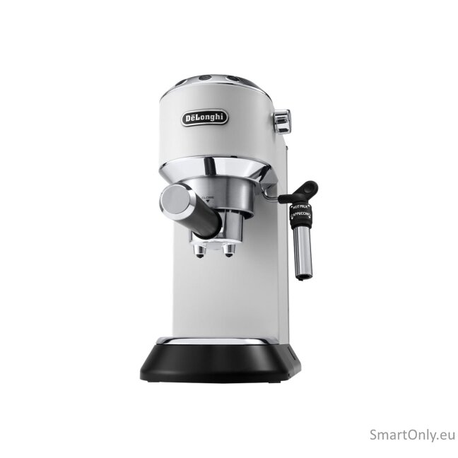 Delonghi | Dedica Pump Espresso | EC685W | Pump pressure 15 bar | Built-in milk frother | Semi-automatic | 1300 W | White 2