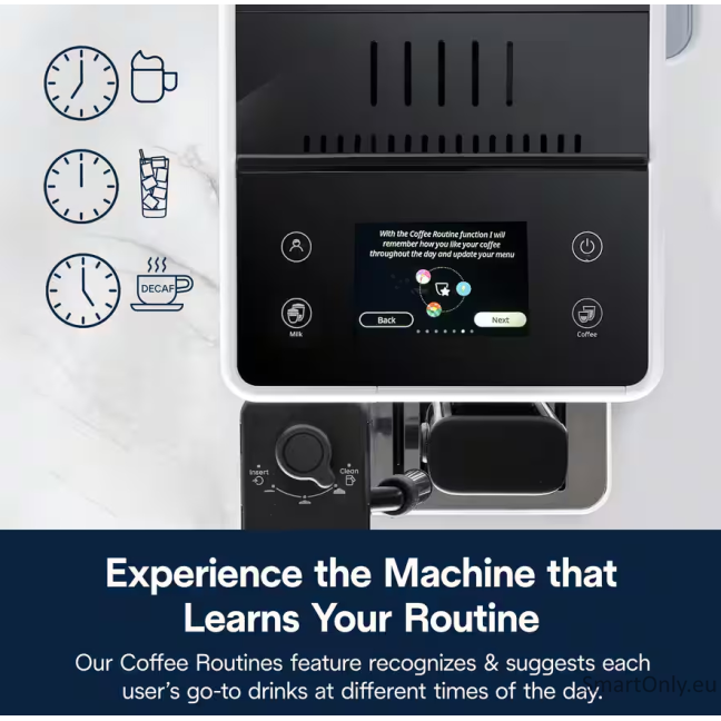 DeLonghi Rivelia EXAM440.55.W Bean to Cup 10 DeLonghi Rivelia EXAM440.55.W Bean to Cup 10