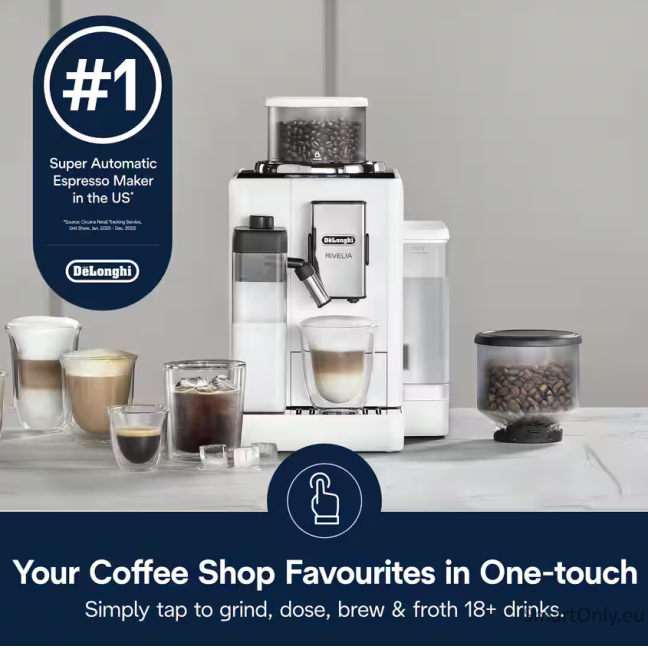 DeLonghi Rivelia EXAM440.55.W Bean to Cup 11