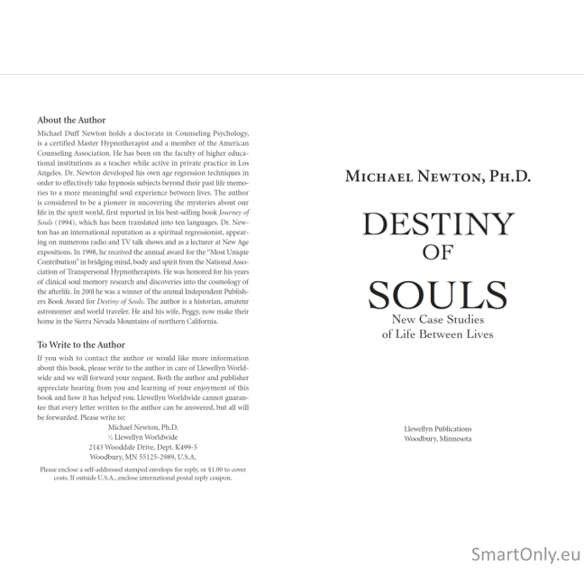 Destiny of Souls knyga Llewellyn 1 Destiny of Souls knyga Llewellyn 1