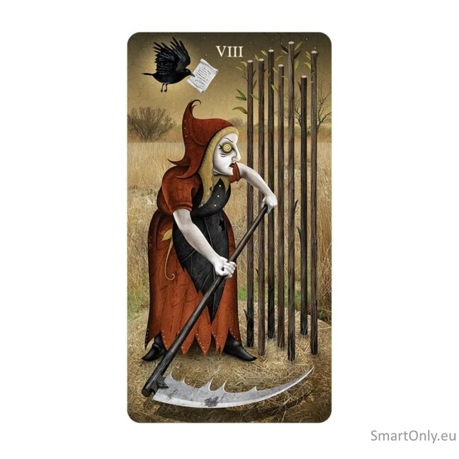 Deviant Moon Tarot Borderless Mini Tarot cards US Games Systems 4 Deviant Moon Tarot Borderless Mini Tarot cards US Games Systems 4