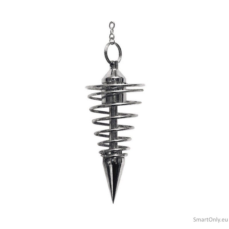 Deluxe Silver Spiral Pendulum Švytuoklė Lo Scarabeo 1 Deluxe Silver Spiral Pendulum Švytuoklė Lo Scarabeo 1