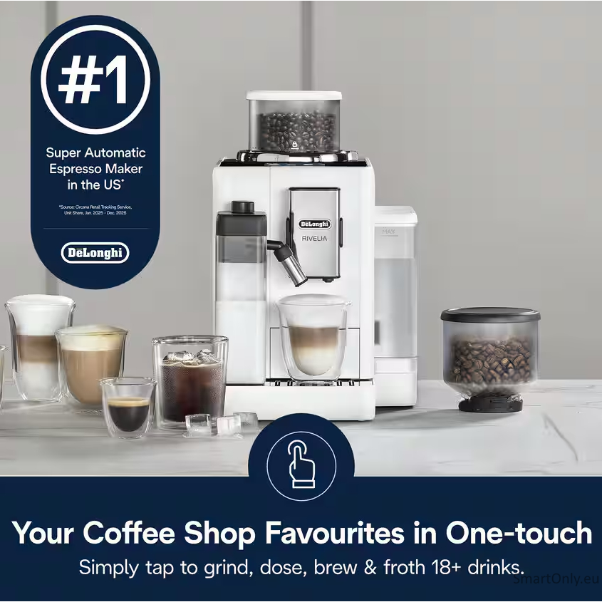 DeLonghi Rivelia EXAM440.55.W Bean to Cup 11