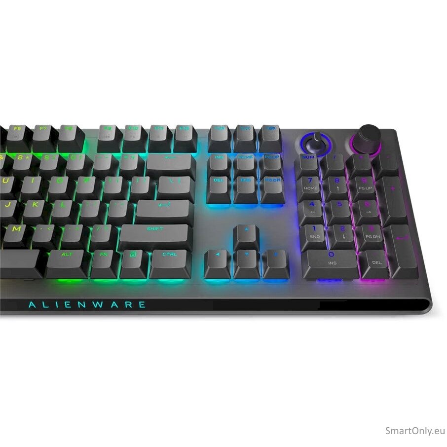 Dell Alienware Tri-Mode AW920K Wireless Gaming Keyboard AlienFX per-key ...