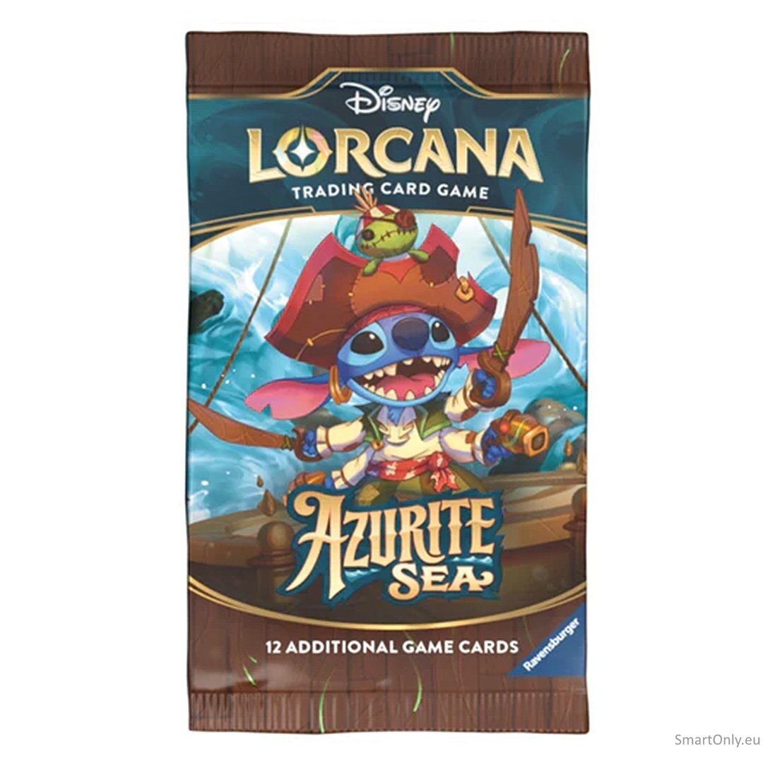 Disney Lorcana Azurite Sea Booster kortų papildymas (12 kortų) (anglų k.) 2