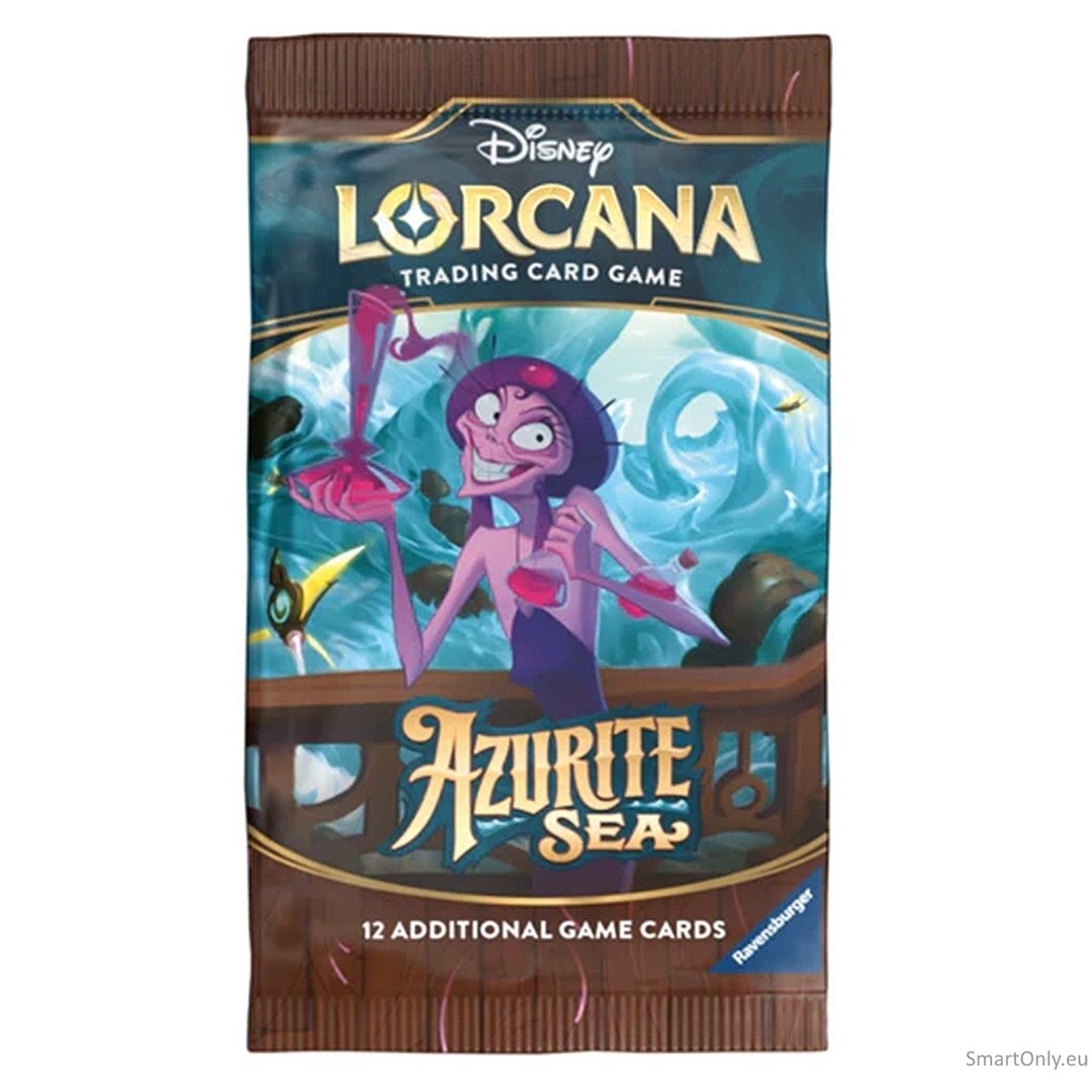 Disney Lorcana Azurite Sea Booster kortų papildymas (12 kortų) (anglų k.) Disney Lorcana Azurite Sea Booster kortų papildymas (12 kortų) (anglų k.)