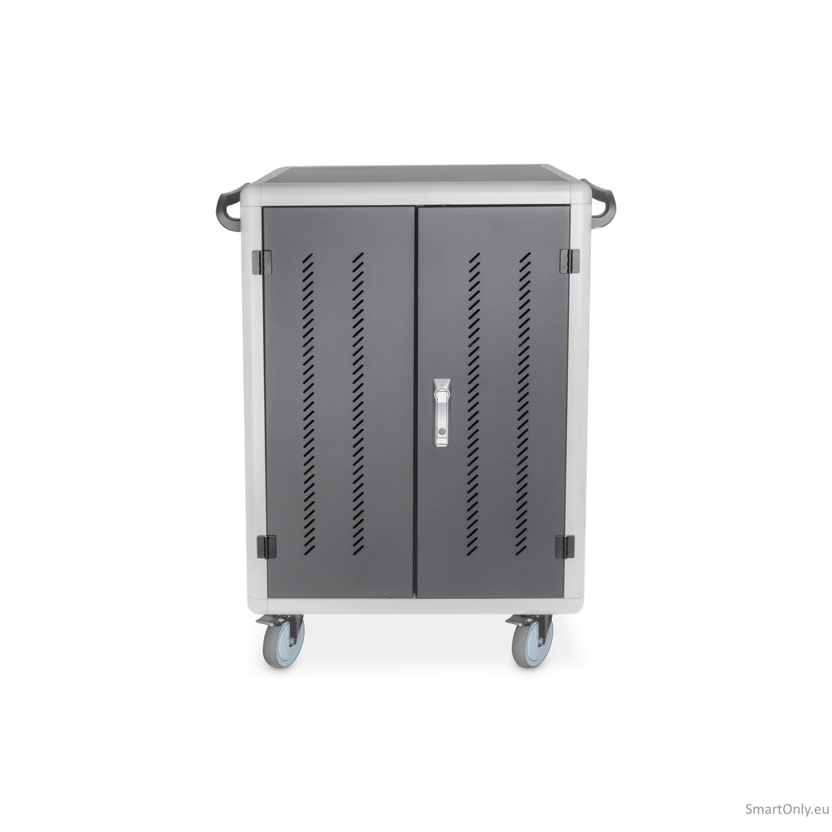 Digitus | Black | Charging Trolley 30 Notebooks / Tablets up to 15.6" | Pressure lock system with swiveling lever handle on the front and back door, lockable; Safety plug socket with switch on the side