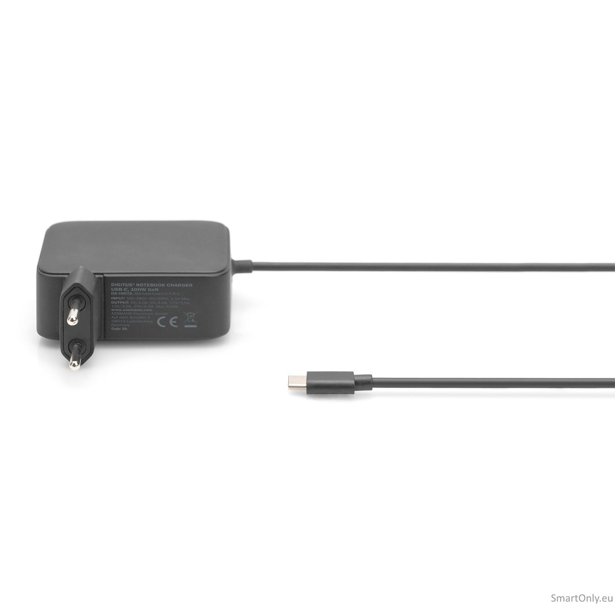 Digitus | Notebook Charger USB-C, 100W | DA-10072 1 Digitus | Notebook Charger USB-C, 100W | DA-10072 1